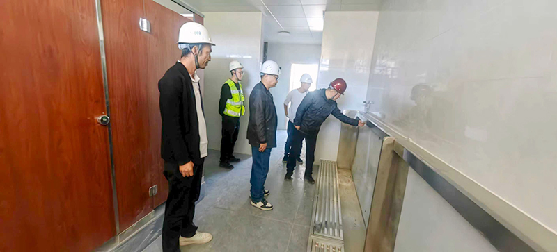 鄭州市建設(shè)投資集團(tuán)有限公司 第六十七高級中學(xué)項目部國慶、中秋安全生產(chǎn)檢查簡報